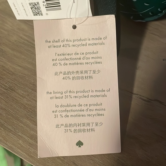 NWT Kate Spade Chelsea monstera leaves small bag, green - Picture 10 of 10